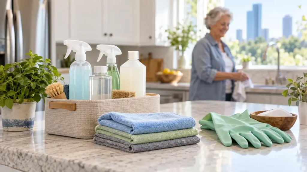 Fragrance-free cleaning products for seniors