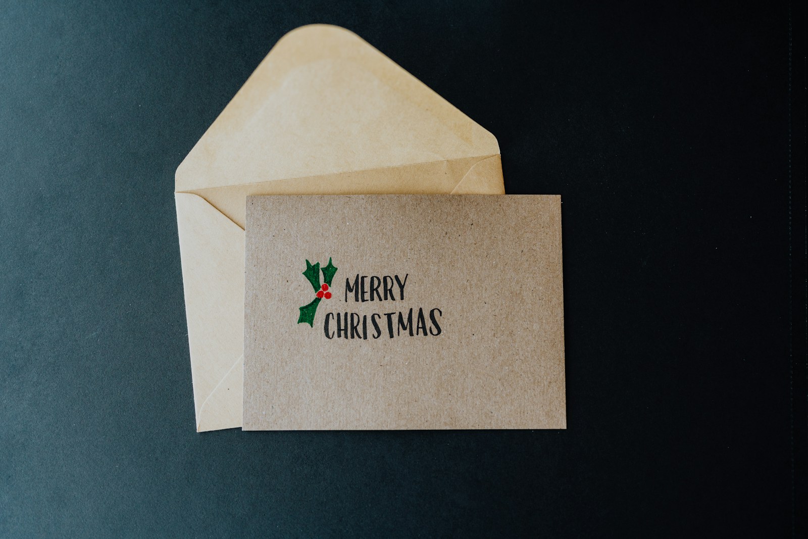 Christmas envelope representing an optional holiday bonus for a regular house cleaner